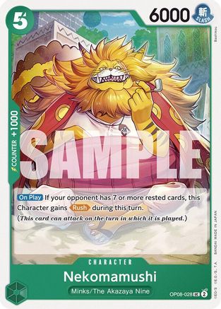 Nekomamushi (OP08-028) - Two Legends-1