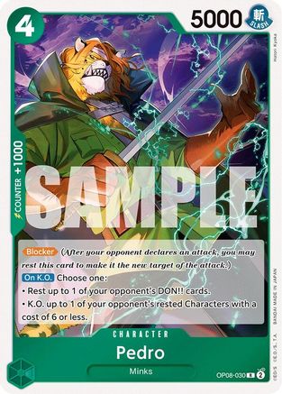 Pedro (OP08-030) - Two Legends Foil-1
