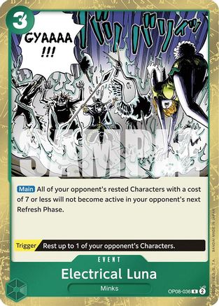 Electrical Luna (OP08-036) - Two Legends Foil-1