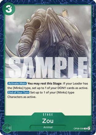 Zou (OP08-039) - Two Legends Foil-1