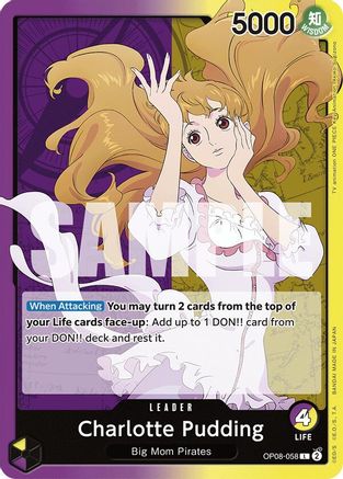 Charlotte Pudding (058) (OP08-058) - Two Legends-1