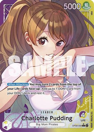 Charlotte Pudding (058) (Parallel) (OP08-058) - Two Legends Foil-1