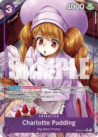 Charlotte Pudding (067) (Parallel) (OP08-067) - Two Legends Foil-1