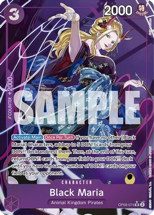 Black Maria (Parallel) (OP08-074) - Two Legends Foil-1