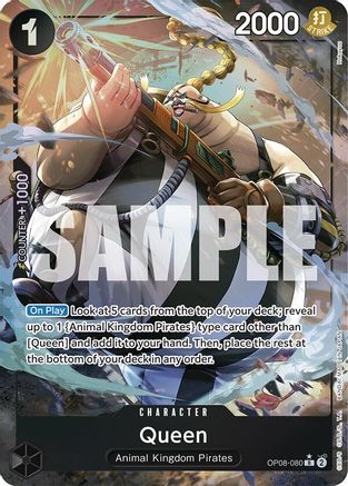 Queen (Parallel) (OP08-080) - Two Legends Foil-1