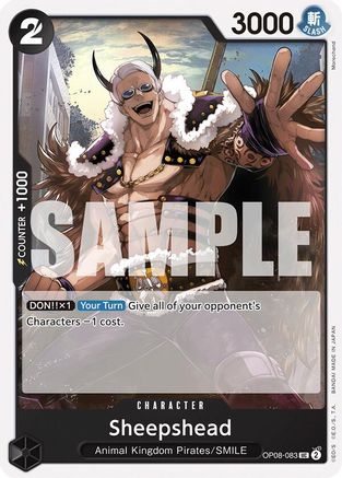 Sheepshead (OP08-083) - Two Legends-1