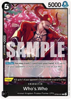 Whos.Who (OP08-091) - Two Legends Foil-1