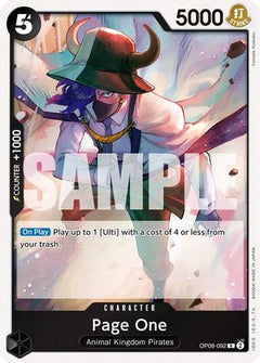 Page One (OP08-092) - Two Legends Foil-1