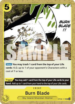 Burn Blade (OP08-117) - Two Legends-1