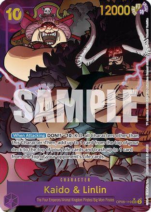 Kaido & Linlin (Parallel) (OP08-119) - Two Legends Foil-1