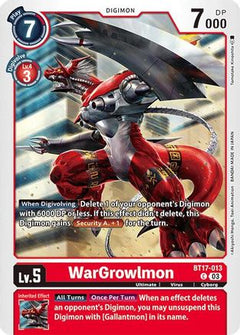 WarGrowlmon (BT17-013) - Secret Crisis-1
