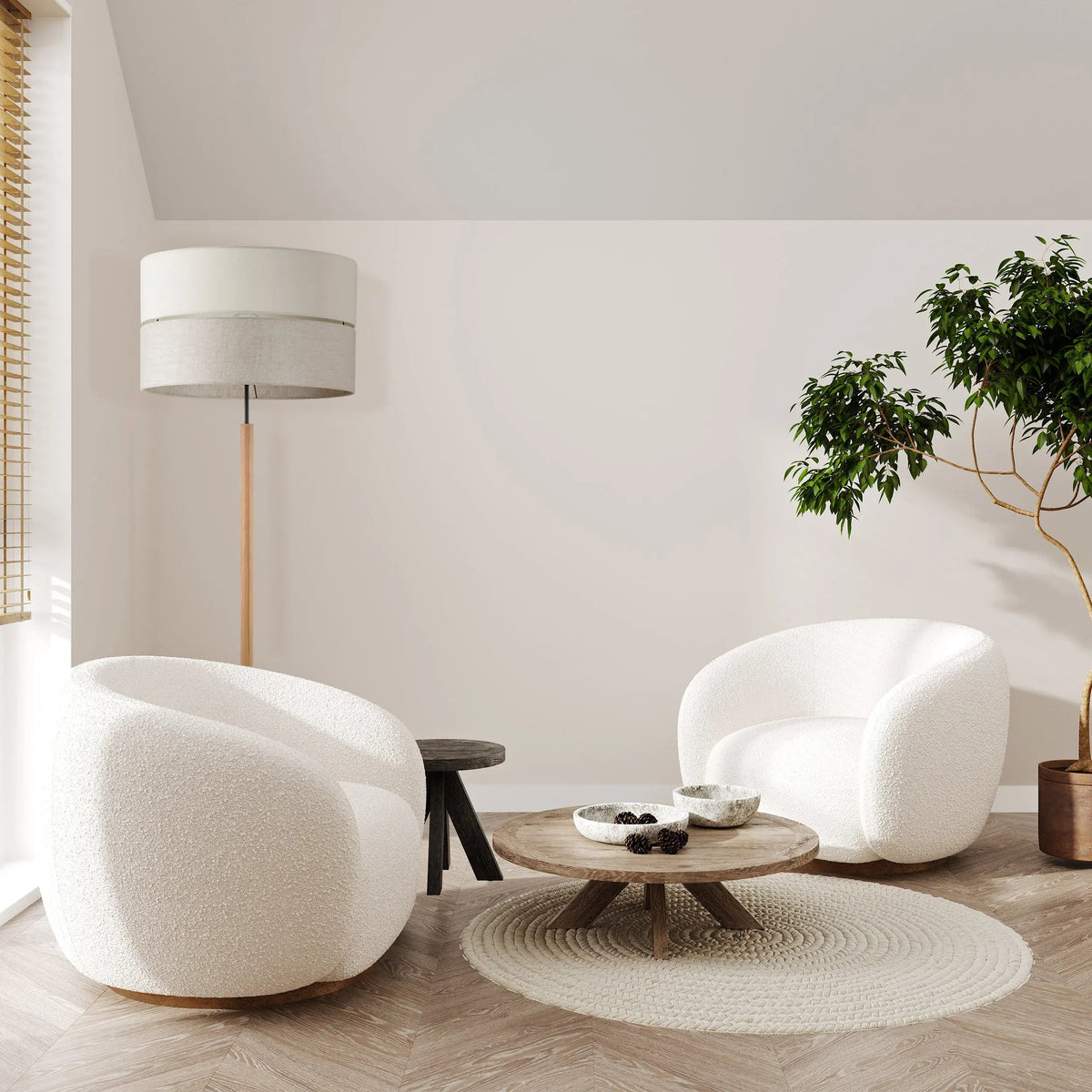 ECO Scandinavian Floor Lamp for Living Room, Bedroom & Reading Corner-2