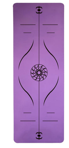 Yoga Mat Posture Line Non-Slip TPE Fitness Mat – Beginner Support &amp; Alignment Guide-9
