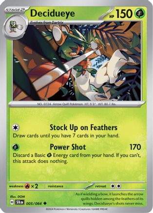 Decidueye 5 - SV Shrouded Fable-1