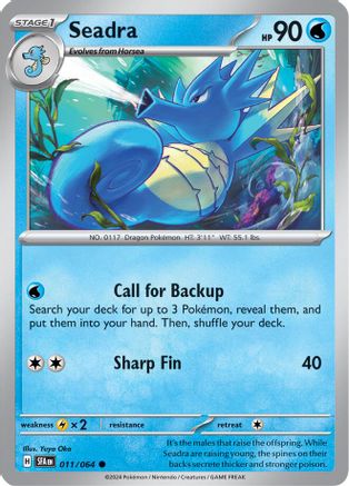 Seadra 11 - SV Shrouded Fable Reverse Holofoil-1