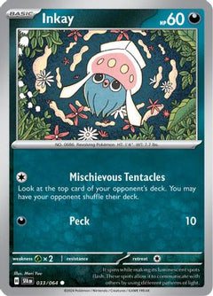 Inkay 33 - SV Shrouded Fable Reverse Holofoil-1