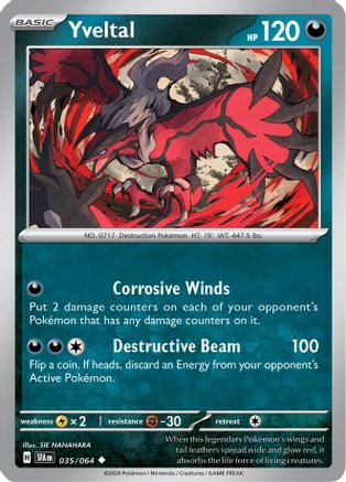 Yveltal 35 - SV Shrouded Fable Reverse Holofoil-1