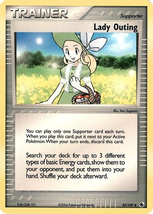 Lady Outing - 83/109 (No E-Reader) - Deck Exclusives-1