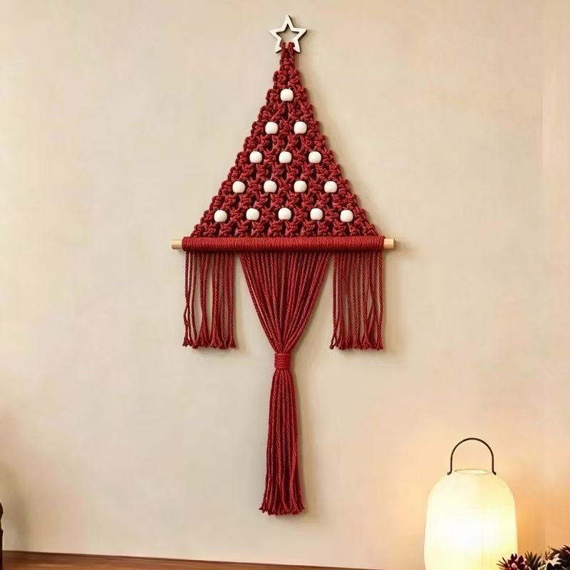 Christmas Hand-knitted Christmas Tree Ornament-6