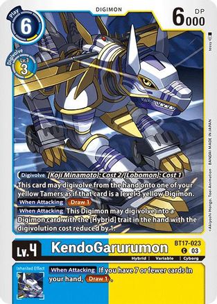 KendoGarurumon (BT17-023) - Secret Crisis-1