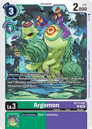 Argomon - BT17-042 (BT17-042) - Secret Crisis-1