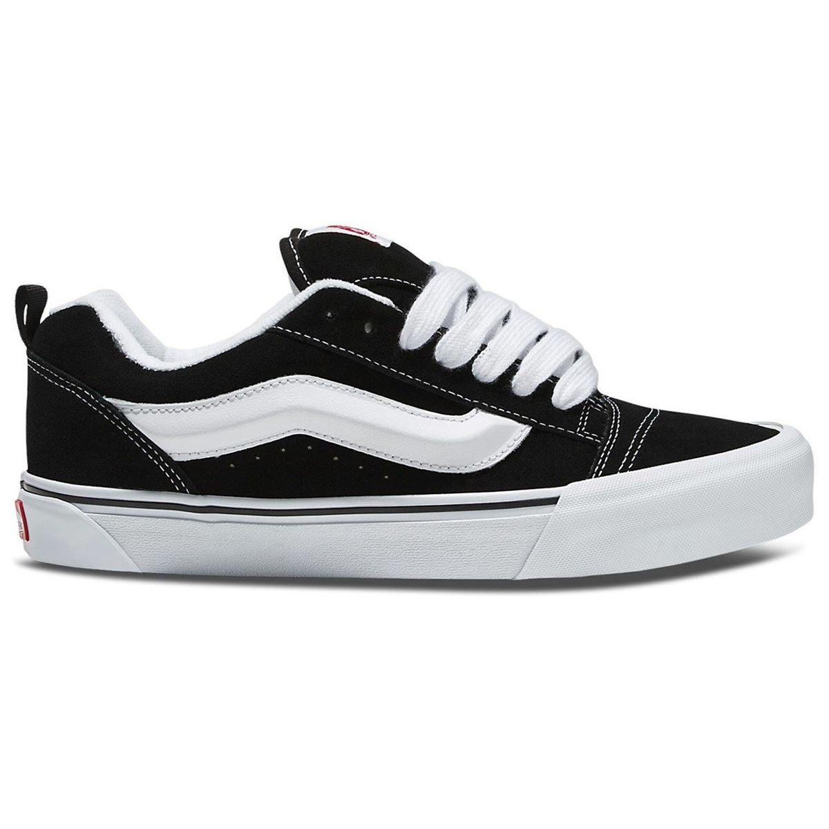 Vans 'Knu Skool' Shoes - Black/True White-1