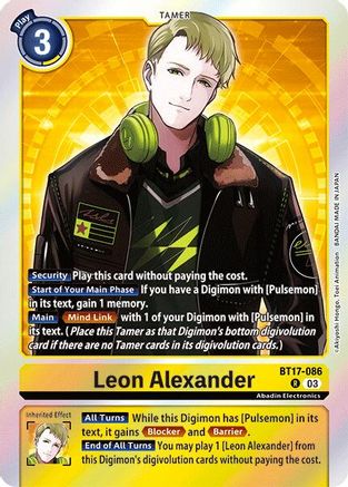 Leon Alexander (BT17-086) - Secret Crisis Foil-1