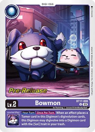 Bowmon (BT17-006) - Secret Crisis Pre-Release Cards Foil-1