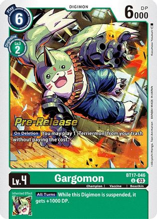 Gargomon (BT17-046) - Secret Crisis Pre-Release Cards Foil-1