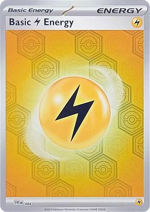 Basic Lightning Energy 4 - SV Shrouded Fable Reverse Holofoil-1
