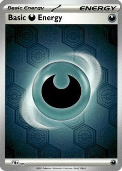 Basic Darkness Energy (Reverse Holofoil) 7 - SV Shrouded Fable Reverse Holofoil-1