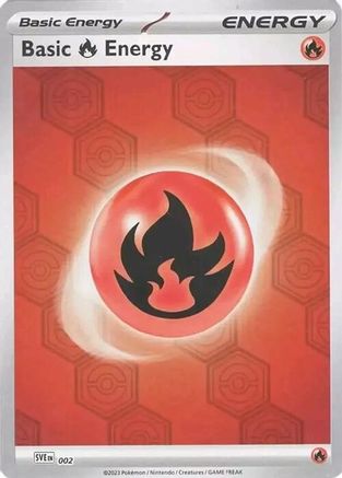 Basic Fire Energy 2 - SV Shrouded Fable Reverse Holofoil-1