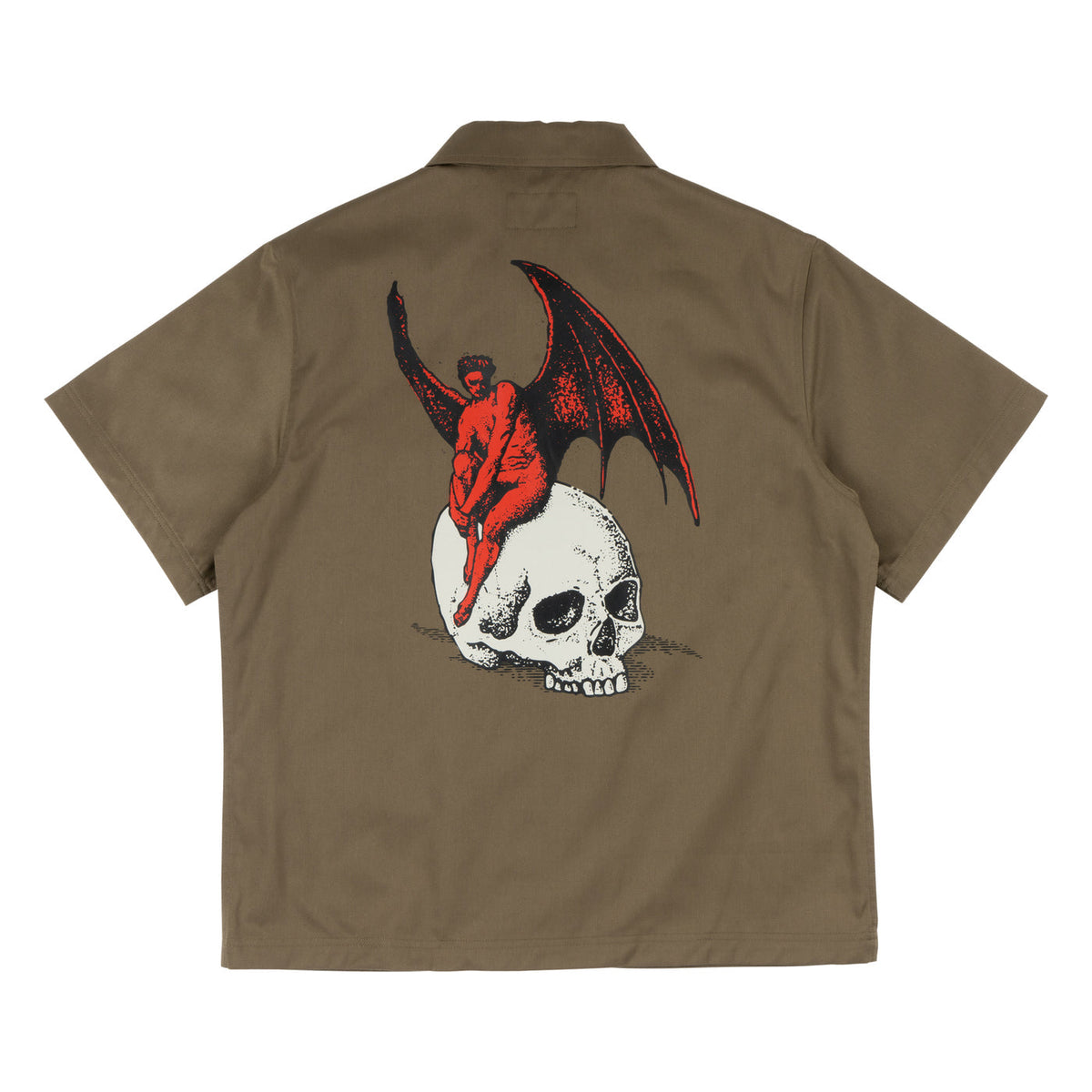 Welcome 'Nephilim Zip Twill' Work Shirt - Stone-2