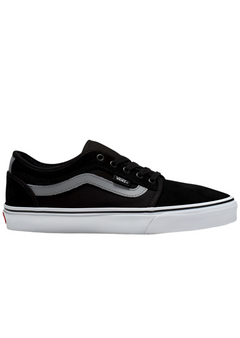Vans 'Chukka Low Sidest Stripe' Shoes - Black/Grey/White-1