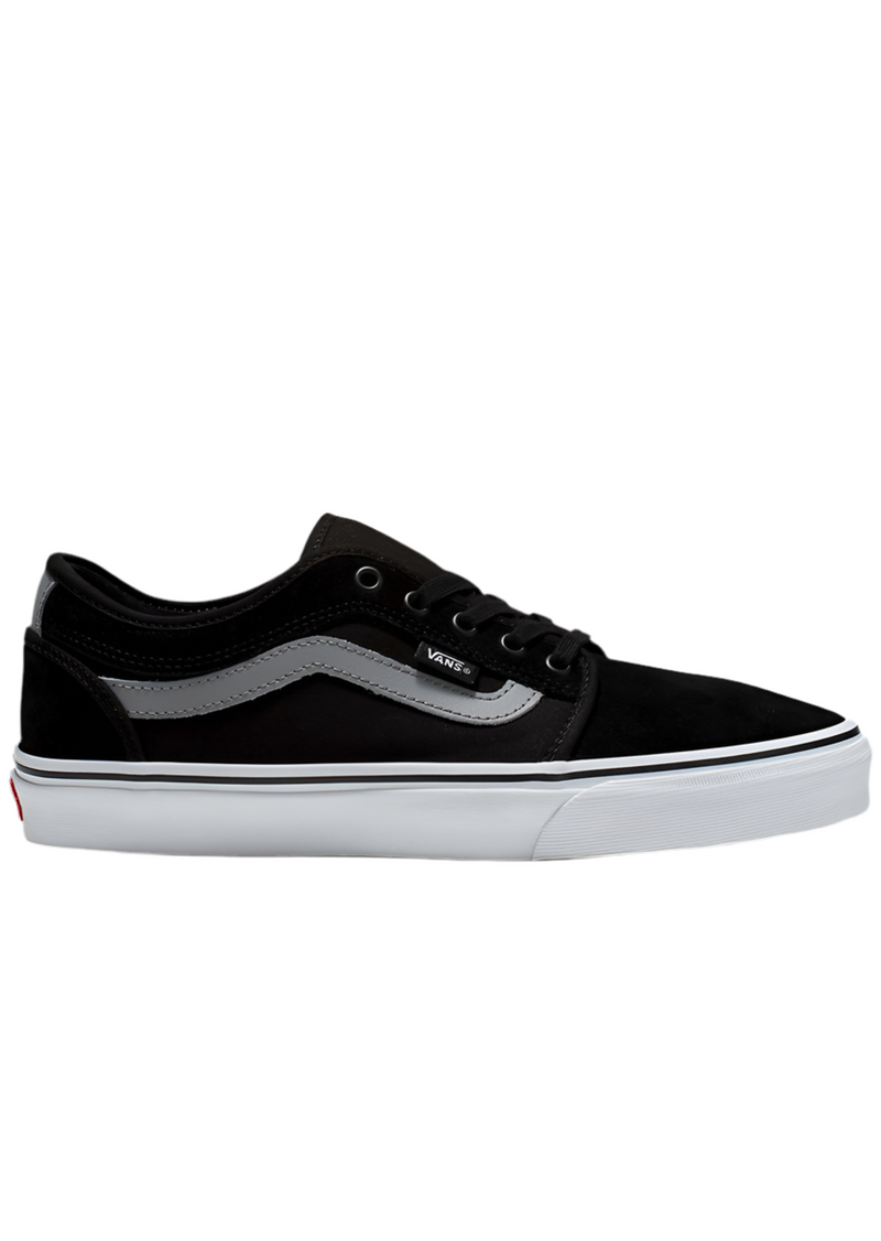 Vans 'Chukka Low Sidest Stripe' Shoes - Black/Grey/White-1