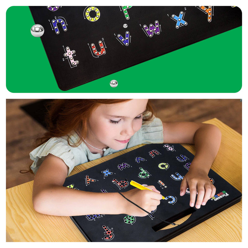 PicassoTiles - PicassoTiles Double-Sided Magnetic Drawing Tablet Pad - Ages 3+-5