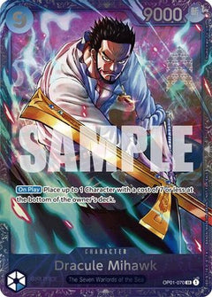 Dracule Mihawk (Treasure Cup 2024) (OP01-070) - One Piece Promotion Cards Foil-1