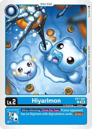 Hiyarimon (EX7-002) - Digimon LIBERATOR-1