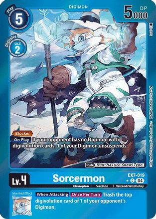 Sorcermon (Foil) (EX7-019) - Digimon LIBERATOR Foil-1