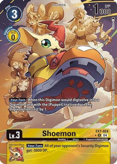 Shoemon (Alternate Art) (EX7-024) - Digimon LIBERATOR Foil-1
