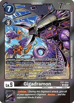 Gigadramon (Foil) (EX7-044) - Digimon LIBERATOR Foil-1