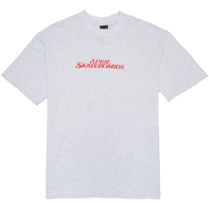 April Skateboards 'High Density' Tee - Grey-1