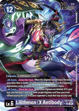Lilithmon (X Antibody) (Alternate Art) (EX7-061) - Digimon LIBERATOR Foil-1