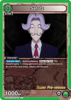 Satotz (UE02ST/HTR-1-079) - UE02ST HUNTER X HUNTER Super PreRelease Starter Deck-1