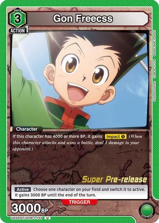 Gon Freecss (101) (UE02ST/HTR-1-101) - UE02ST HUNTER X HUNTER Super PreRelease Starter Deck-1