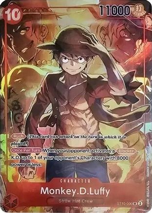 Monkey.D.Luffy (Treasure Booster Set) (ST10-006) - One Piece Promotion Cards Foil-1