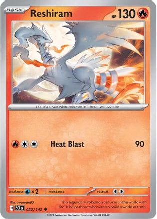 Reshiram 22 - SV07 Stellar Crown-1
