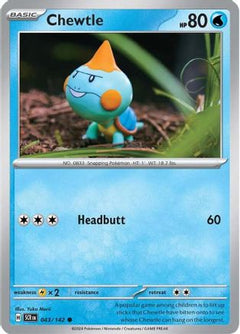 Chewtle 43 - SV07 Stellar Crown Reverse Holofoil-1