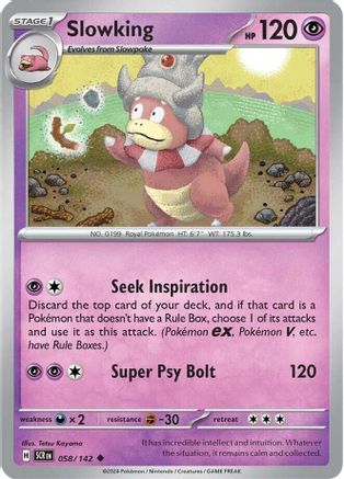 Slowking 58 - SV07 Stellar Crown-1