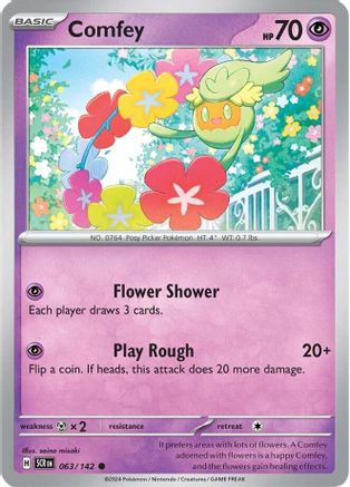 Comfey 63 - SV07 Stellar Crown Reverse Holofoil-1